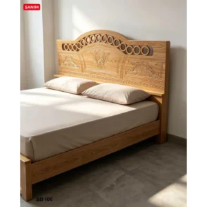 Half Lacquer Bed in Bangladesh | Sanim Furniture