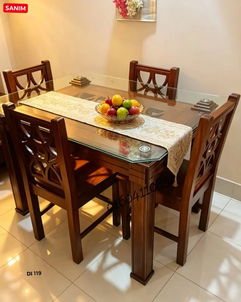 4 chair dining table phecda 4 Chair Dining Table Phecda Price in Bangladesh | Sanim Furniture