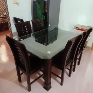 6 Chair Dining Table Hadar Price in Bangladesh | Sanim Furniture